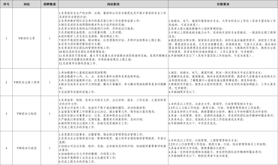 河北雄安人力资源服务有限公司项目员工招聘公告