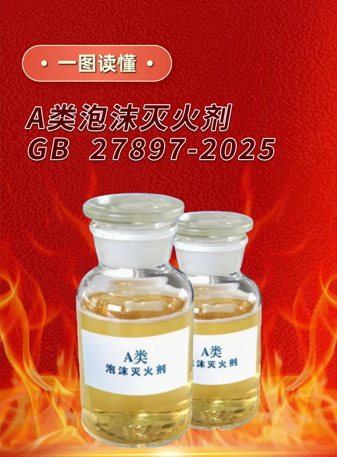 一图读懂 国家标准 | GB27897-2025《A类泡沫灭火剂》