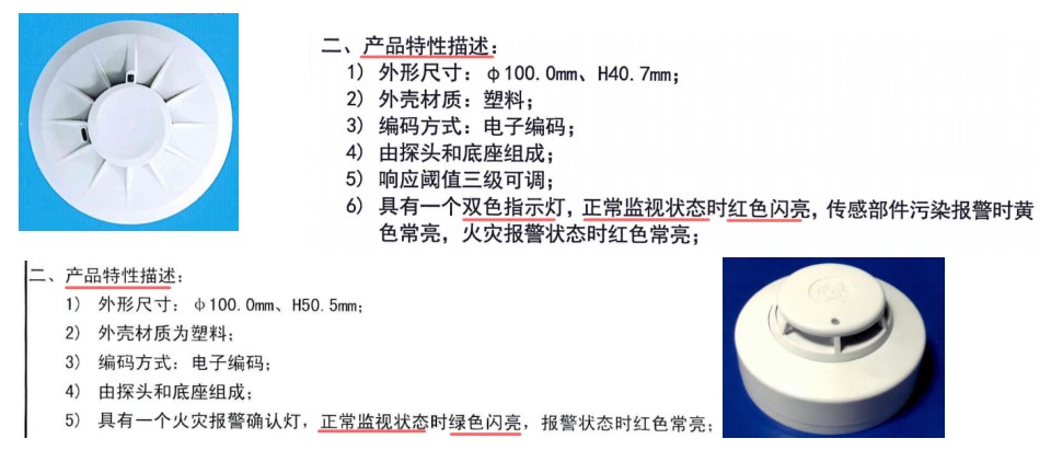 点型烟感/温感、手报必须巡检闪灯