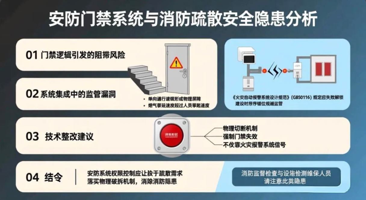 酒店楼梯间安防门禁系统疏散隐患分析