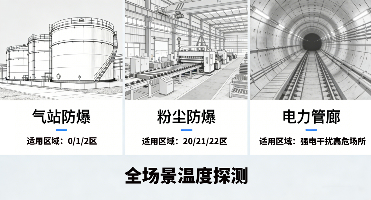 中阳消防分布式光纤测温产品通过防爆认证