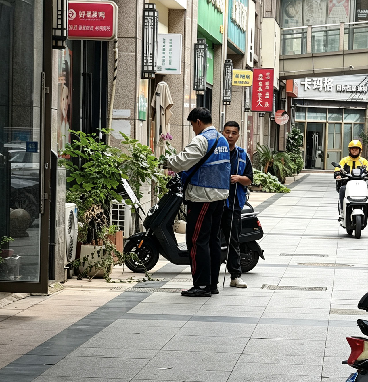 市政听漏员作业现场